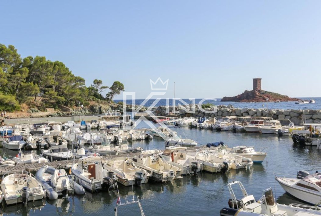 AGAY CAP ESTEREL  APPARTEMENT 2 PICES AVEC JARDIN VUE MER