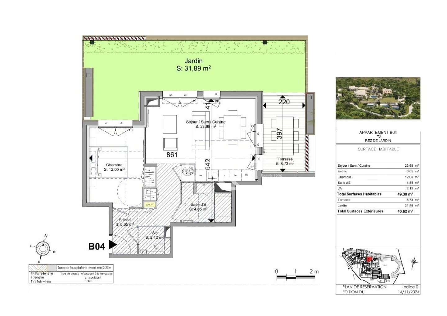 APPARTEMENT T2 NEUF A VENDRE - STE MAXIME - 49.3 m2 - 618 500 &euro;