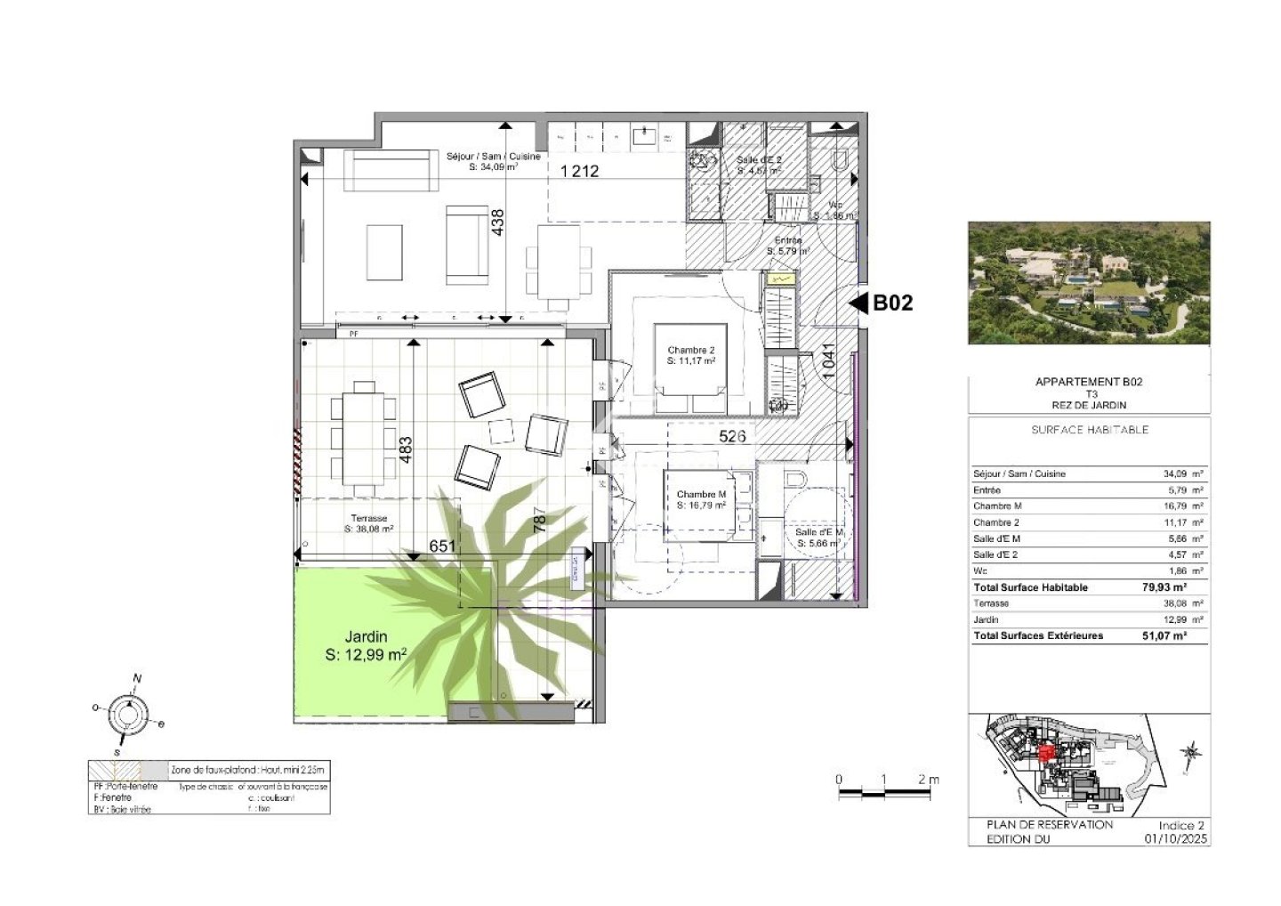 APPARTEMENT T3 NEUF A VENDRE - STE MAXIME - 79.93 m2 - 972 500 &euro;