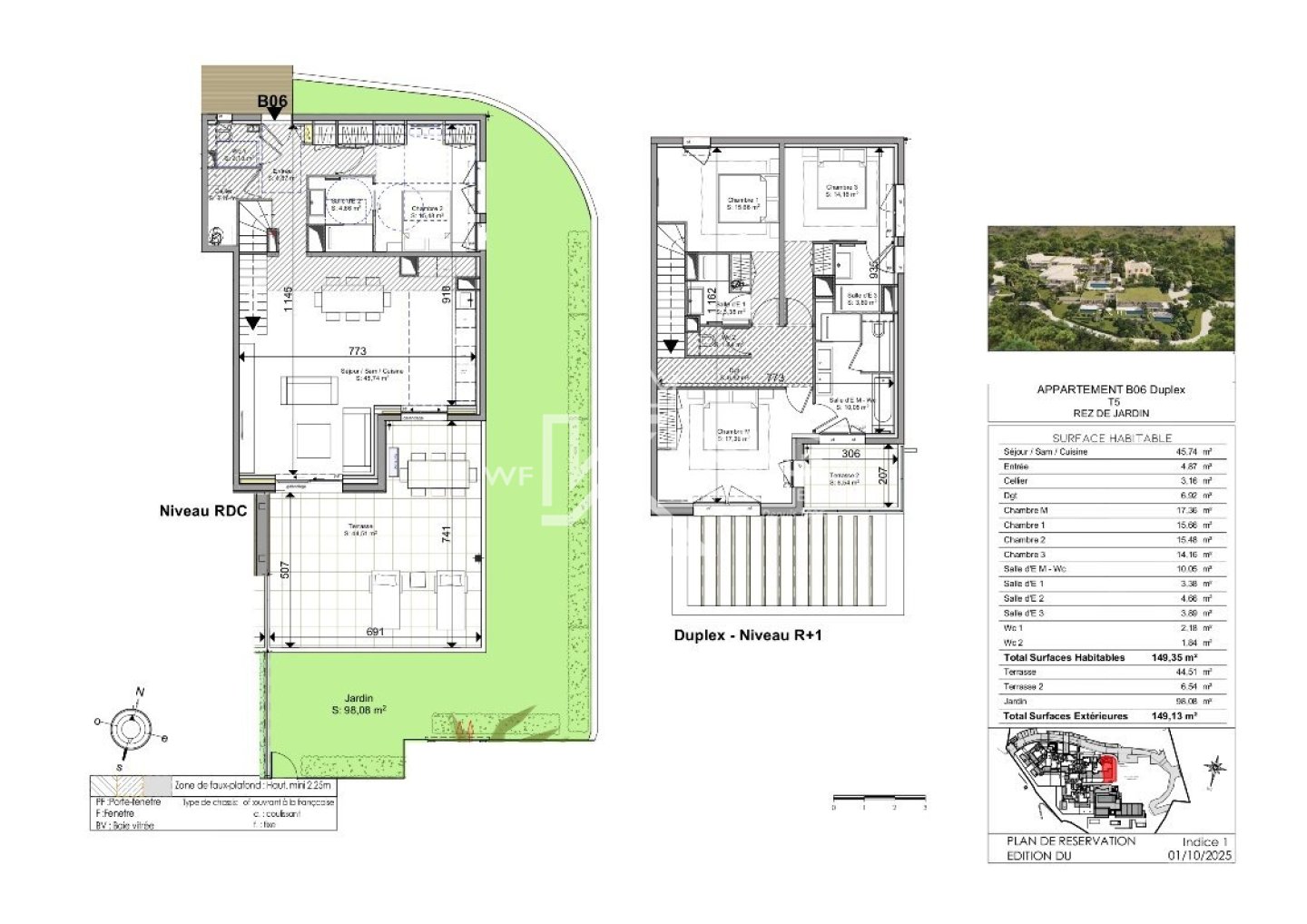 APPARTEMENT T5 NEUF A VENDRE - STE MAXIME - 149.35 m2 - 2 052 500 &euro;