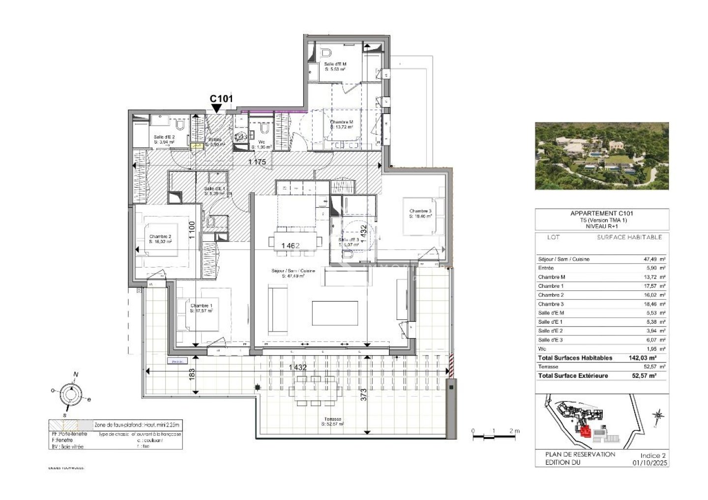 APPARTEMENT T5 NEUF A VENDRE - STE MAXIME - 142.49 m2 - 1 998 500 &euro;