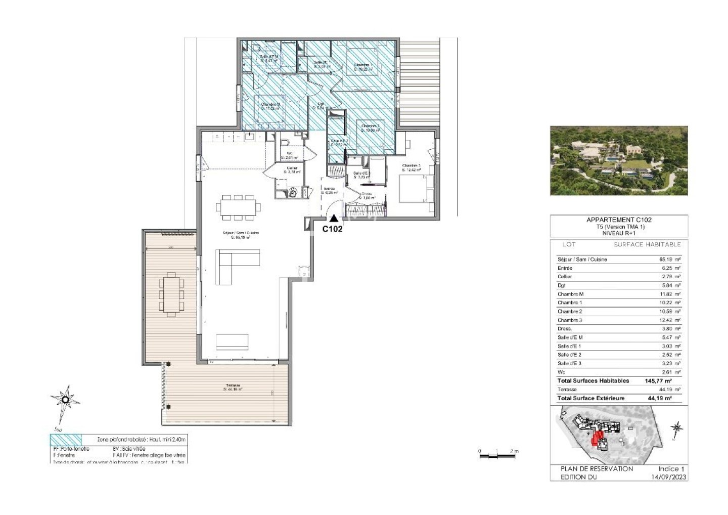 APPARTEMENT T5 NEUF A VENDRE - STE MAXIME - 145.77 m2 - 1 998 500 &euro;